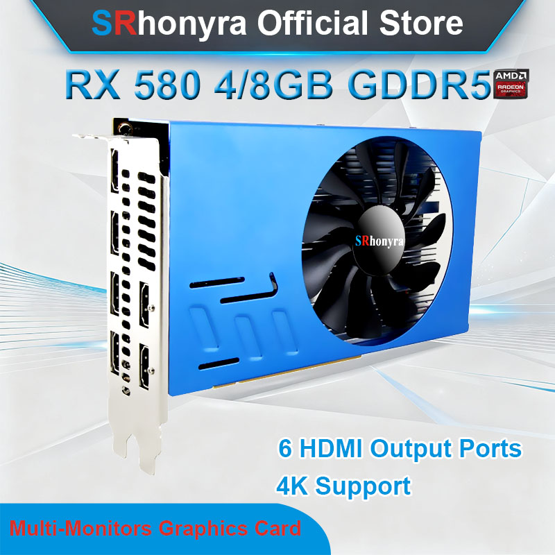 Rx 580 8Gb 2048Sp Gpu - SRhonyra AMD RX580 4/8GB Grafische kaart