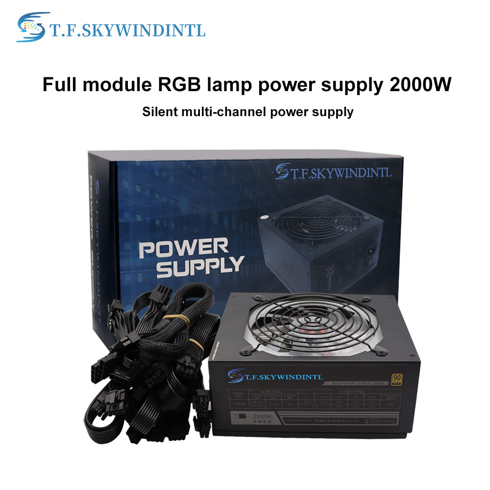 2000W Atx Mining Power Supply - 2000W Rgb Full Moduler Atx Voeding