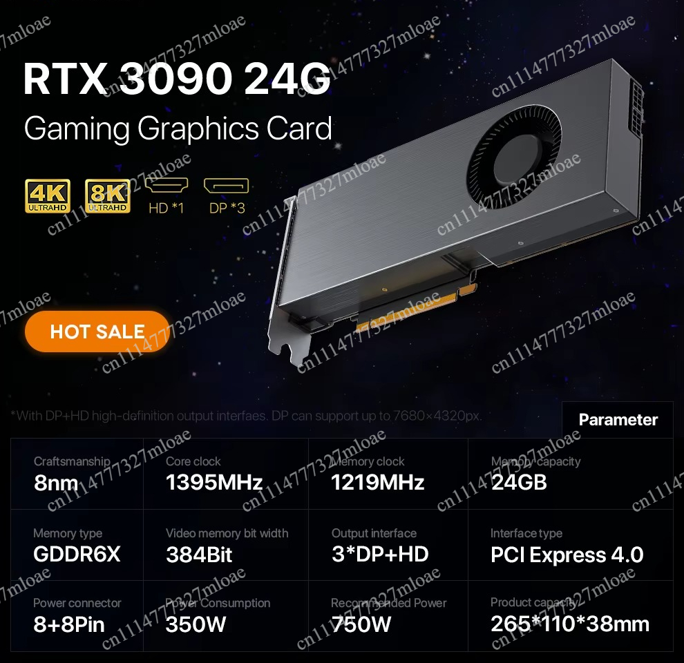 RTX 3090 DDR6X Grafische Kaart - Rtx 3090 24Gb Graphics Card recensie en prijs