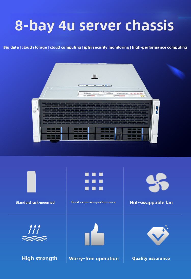 8-schijfs 4U rack-type multi-s - 8 Gpu 4U Server Chassis recensie en prijs