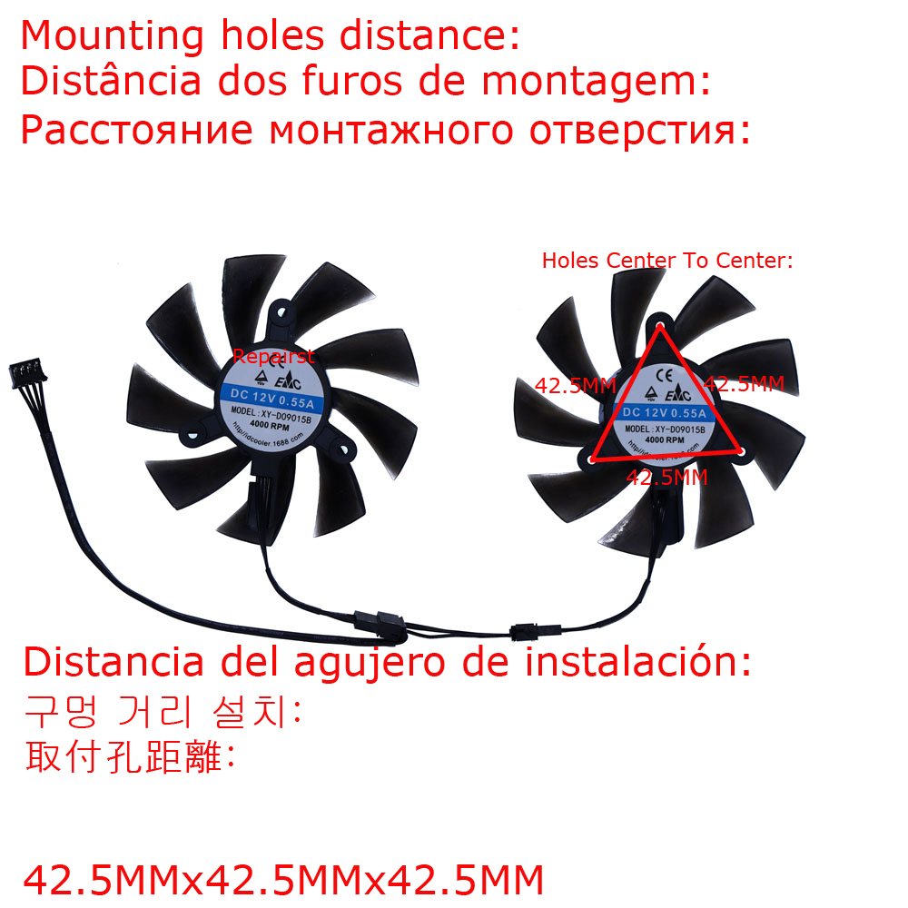 Videokaartventilator, XY-D0901 - Rx 580 8Gb 2048Sp Gpu recensie en prijs