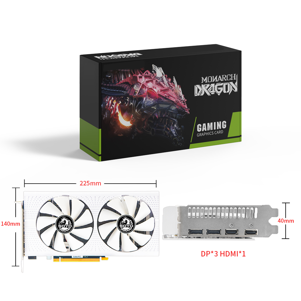 SOYO AMD Radeon RX580 8GB Graf - Rx 580 8Gb 2048Sp Gpu recensie en prijs